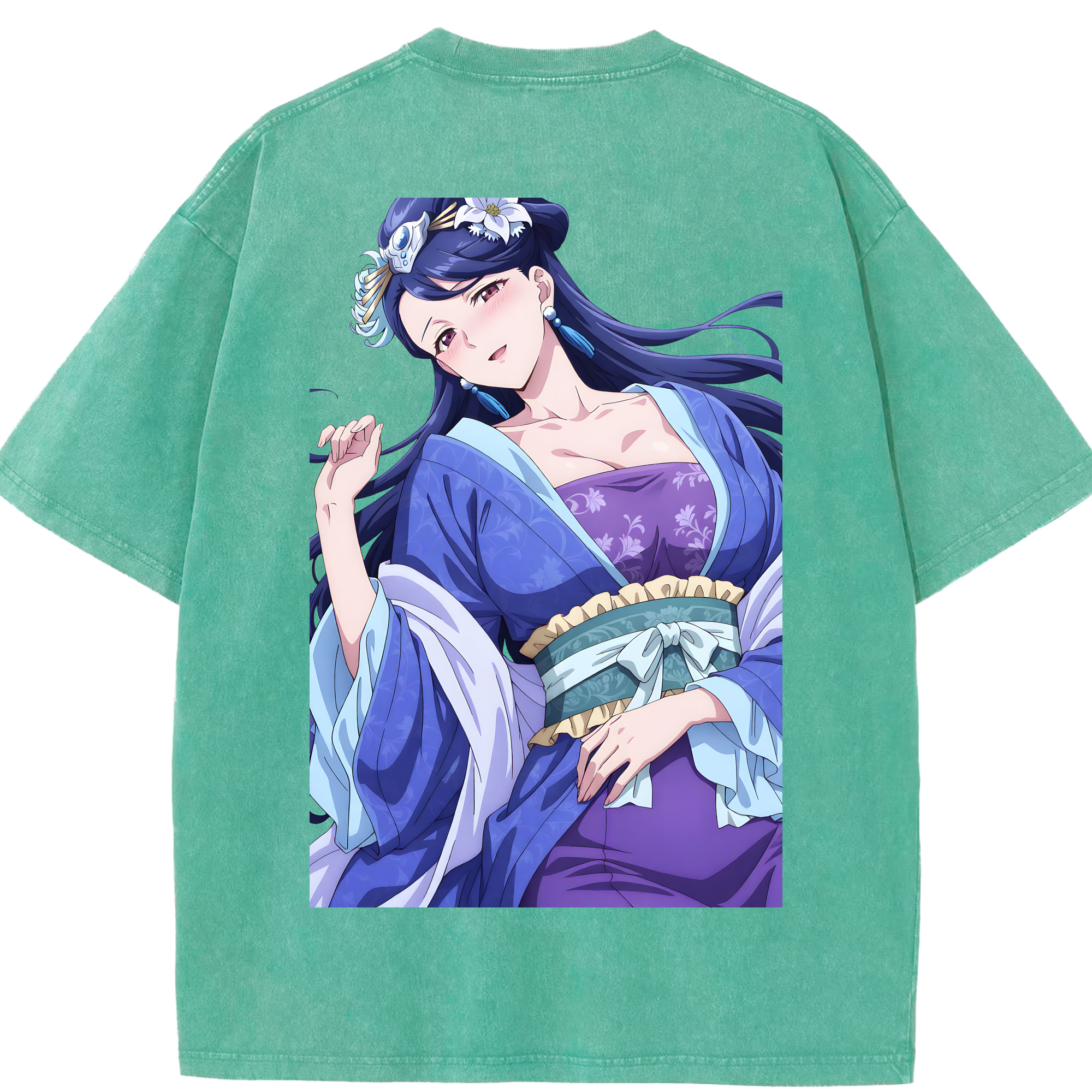 （画像用） 薬屋のひとりごと The Apothecary Diaries 綿100% ヴィンテージ風 半袖Tシャツ（背面プリント）